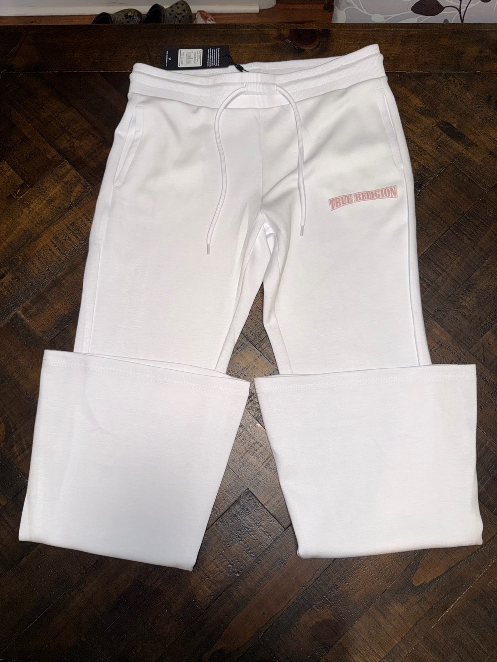 True Religion Women’s White Cozy Sweatpants